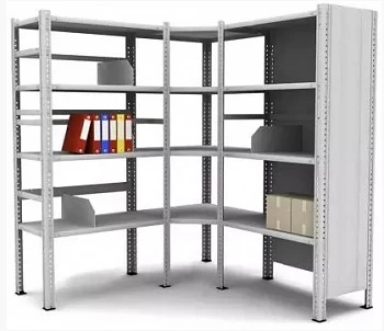 Стеллаж металлический угловой Титан МС 2500x800x600/7
