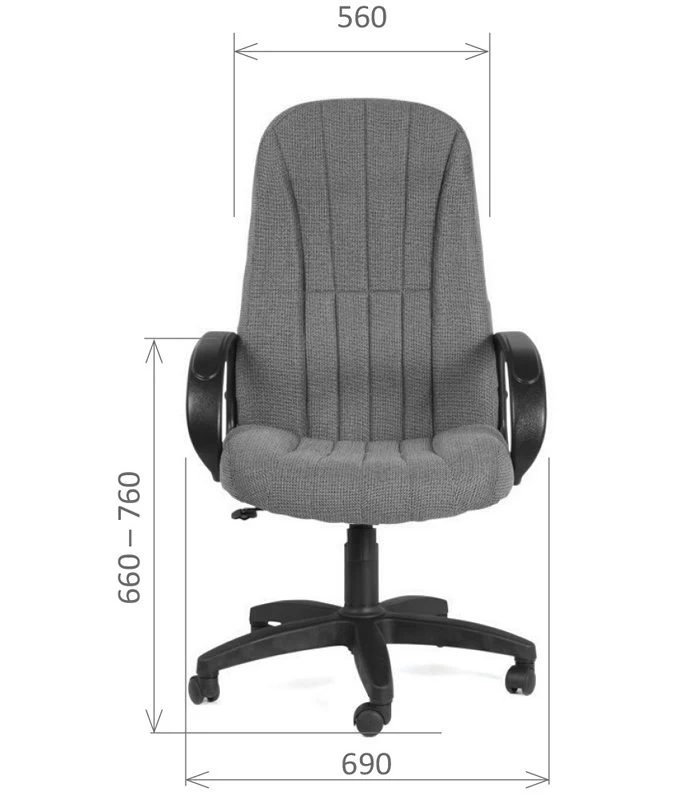 Кресло Chairman 685 (ткань TW черная)
